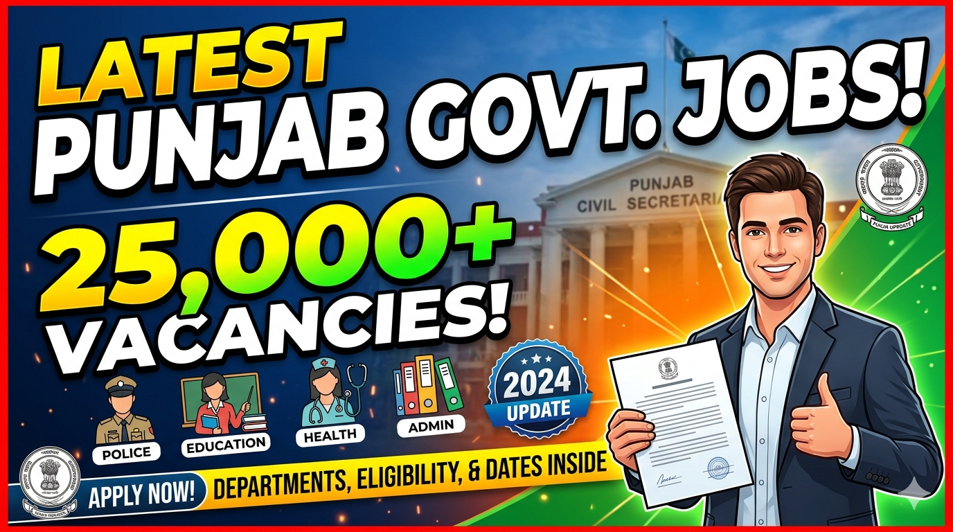Latest Government Jobs in Punjab