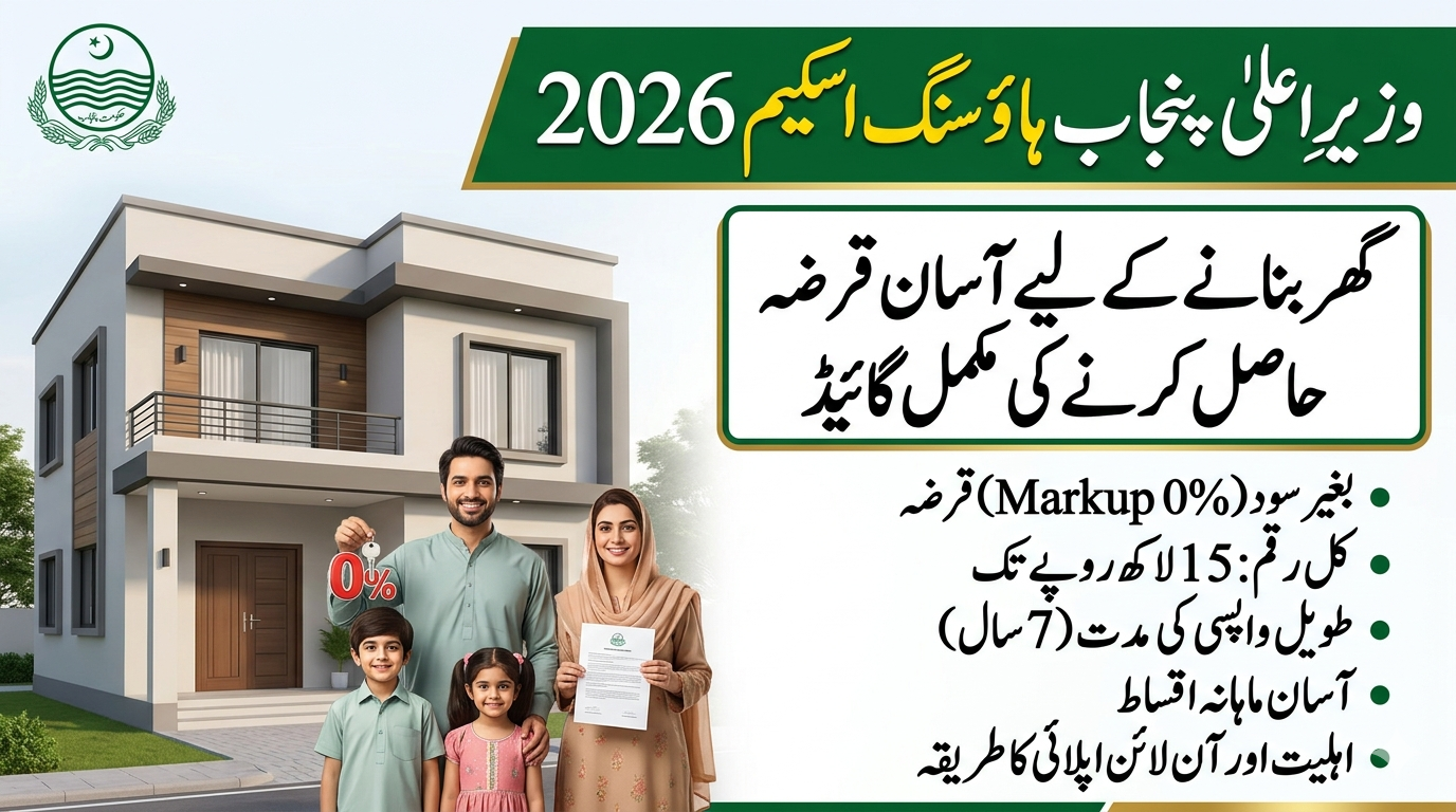 وزیرِ اعلیٰ پنجاب ہاؤسنگ اسکیم 2026