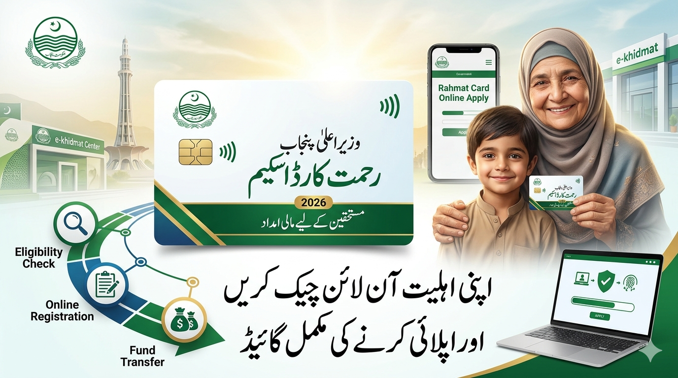 پنجاب رحمت کارڈ اسکیم 2026
