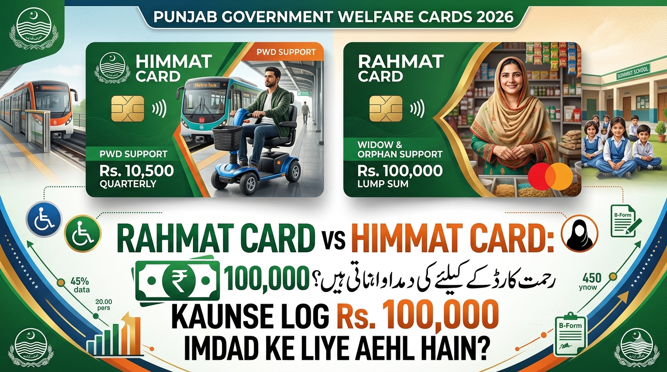 Punjab Himmat Card vs Rahmat Card 2026