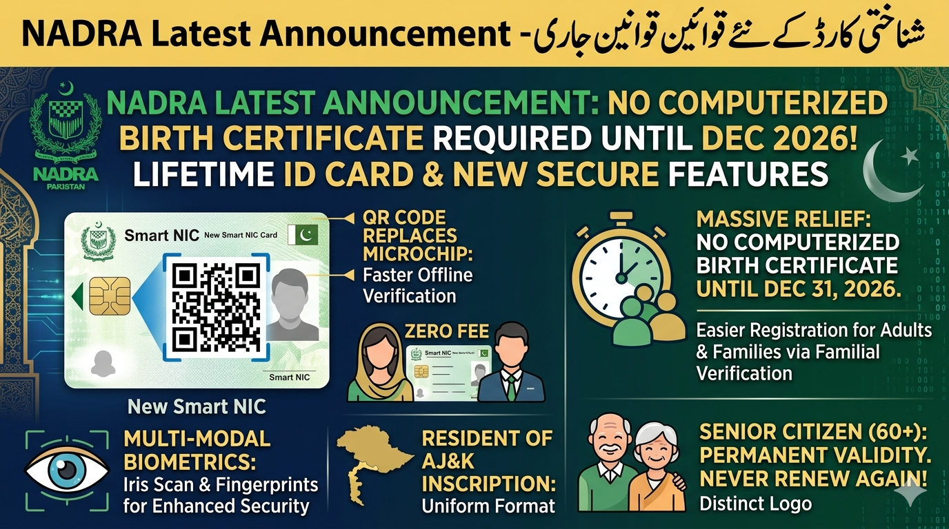 NADRA New Policy 2026