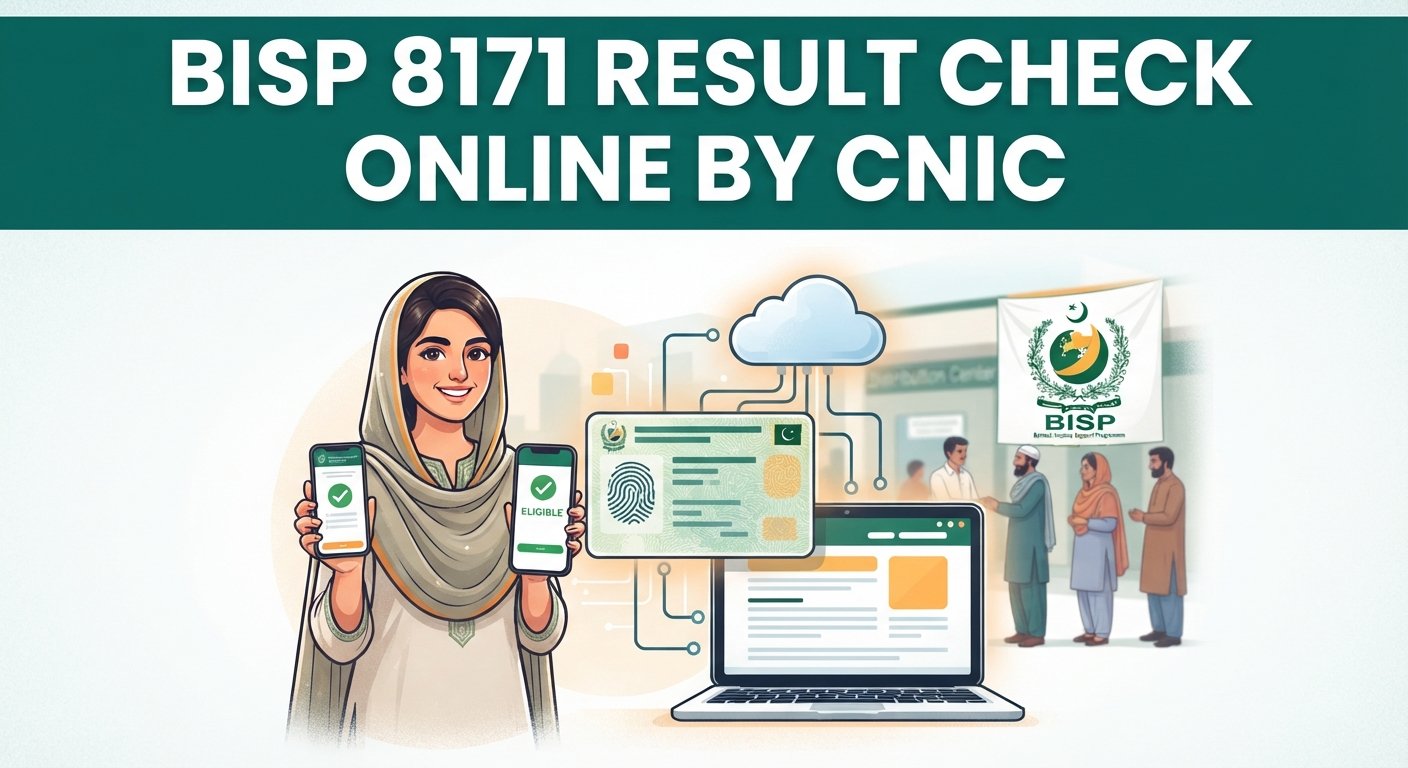 BISP 8171 Result Check Online by CNIC