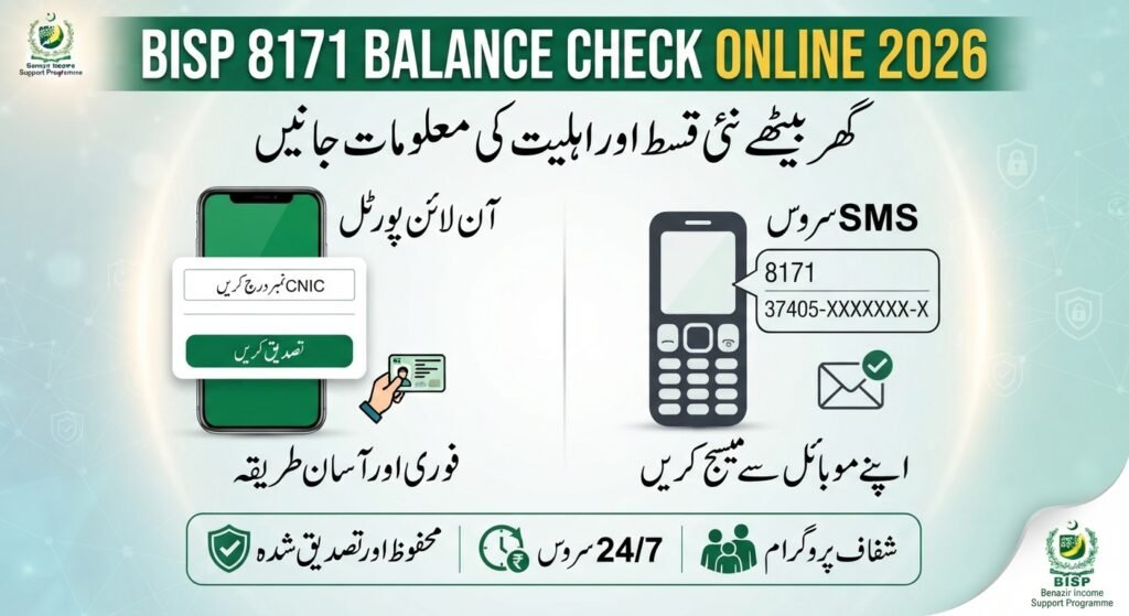 BISP 8171 Balance Check Online 2026
