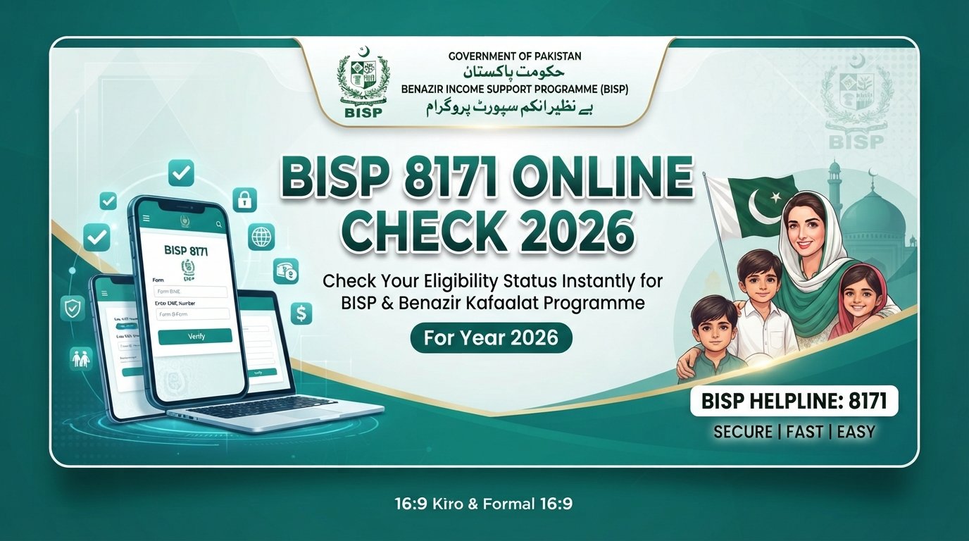 BISP 8171 Online Check CNIC 2026