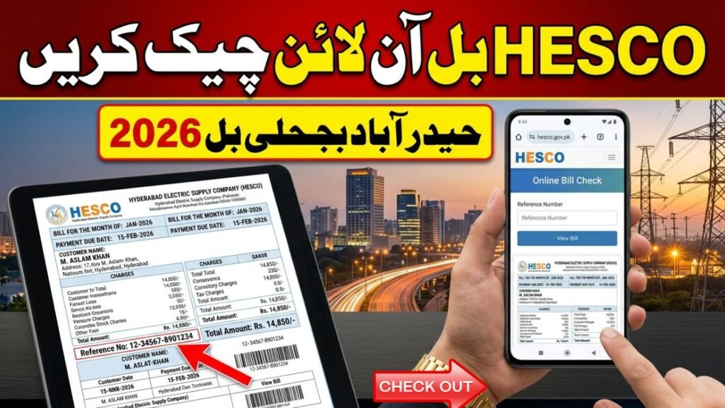 HESCO Electricity Bill Check